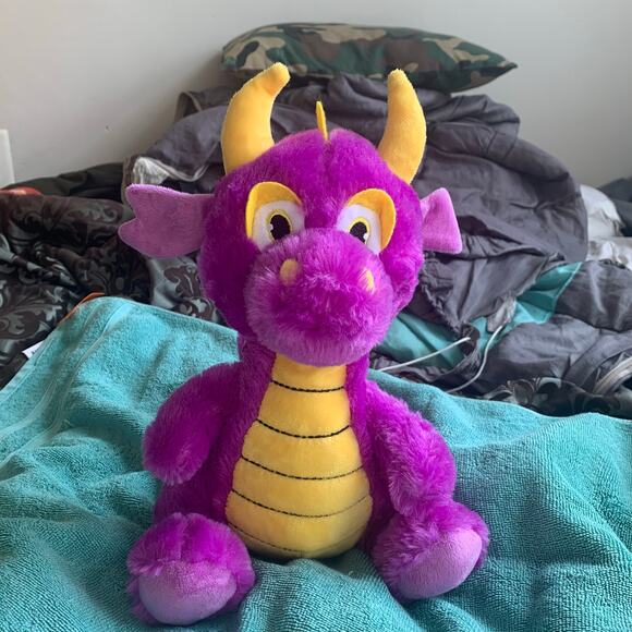 BJ TOYS Purple Spyro Dragon with Horns - Picture 4 of 16